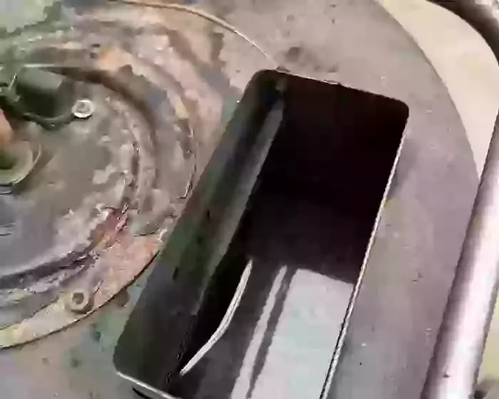 Boiler jacket filled with water after burst coil on Nilfisk Contractor diesel hot pressure washer.